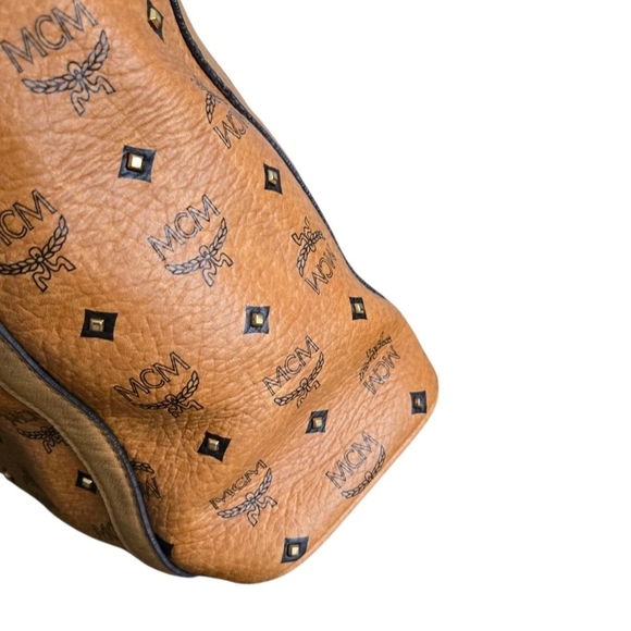 MCM Tan Monogram Shoulder Bag - Picture 2 of 6